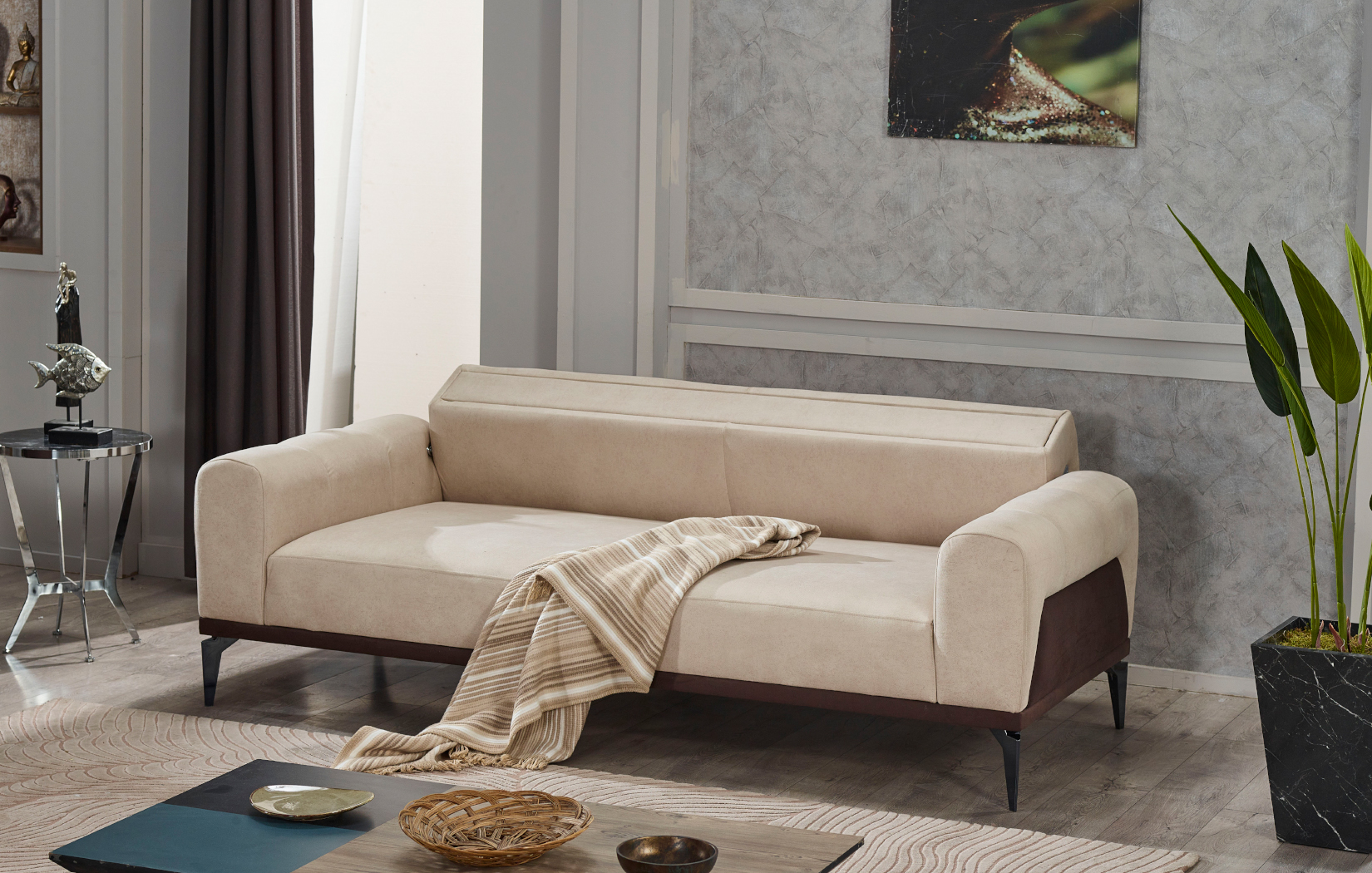 Lugano Koltuk Takımı Kahve